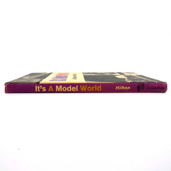 It's a Model World by Suzanne Hilton 1972 Hardcover Library Discard Vintage - Picture 5 of 5